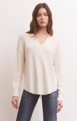 Z Supply Driftwood Thermal LS Top